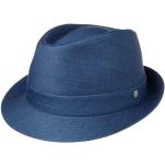 Blaue Lierys Trilbies & Fedora-Hüte aus Baumwolle 57 für Herren Größe M für den für den Sommer 