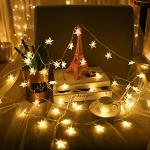 Black Friday Angebote - Romantische Sternlichterketten mit Weihnachts-Motiv 