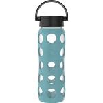 Reduzierte Aquablaue BPA-freie Lifefactory Babyflaschen aus Glas 