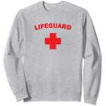 Lifeguard Red and White Light Sweatshirt