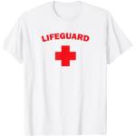 Lifeguard Red and White Light T-Shirt