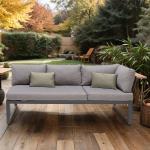 Reduzierte Gartensofas & Outdoor Sofas aus Aluminium 3 Personen 