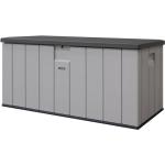 Hellgraue Lifetime Outdoor Storage Auflagenboxen & Gartenboxen 501l - 750l aus Kunststoff mit Deckel 