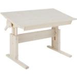 Weiße LIFETIME Kidsrooms Schreibtische & Arbeitstische lackiert aus Massivholz mit Schublade Breite 0-50cm, Höhe 0-50cm, Tiefe 0-50cm 