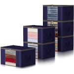 Reduzierte Blaue Unterbettboxen mit Schublade 6-teilig 