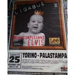 Ligabue Buon Compleanno Elvis Tour 25/11/1995 Poster