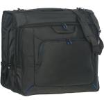 Schwarze Lightpak Businesstaschen mit Reißverschluss aus Polyester klappbar 
