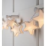 Sterne Sternlichterketten mit Weihnachts-Motiv aus Papier 