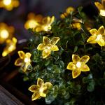 LED Lichterketten mit Blumenmotiv mit Timer 