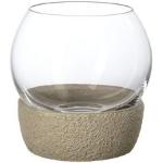 Braune 11 cm Villeroy & Boch Like Runde Teelichthalter aus Glas 