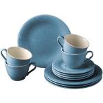 Blaue Villeroy & Boch Like Kaffeeservice aus Keramik 12-teilig 