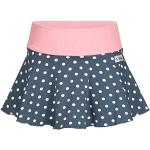 Rosa Gepunktete Elegante Mini Miniröcke für Kinder & kurze Kinderröcke aus Jersey für Mädchen Größe 92 