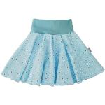 Blaue Paisley Mini Kindertellerröcke für Mädchen Größe 134 für den für den Sommer 