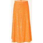 Orange Lilienfels A Linien Röcke mit Pailletten mit Reißverschluss aus Polyester für Damen Größe M für den für den Winter 