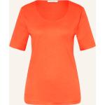 Orange Lilienfels T-Shirts aus Baumwolle für Damen Größe S 