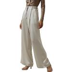 Hellgraue Business Atmungsaktive Lilysilk Business-Hosen aus Seide für Damen Größe S 