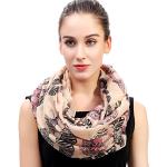 Beige Gothic Schlauchschals & Loop-Schals für Damen Einheitsgröße 