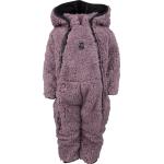 Reduzierte Mauvefarbene Fleece-Overalls für Kinder aus Fleece für Babys Größe 68 