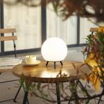 Reduzierte Schwarze Moderne Lindby Leuchtkugeln Garten aus Kunststoff dimmbar 