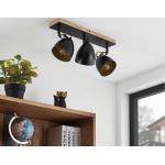 Schwarze Deckenstrahler & LED Deckenstrahler aus Holz günstig online kaufen