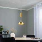 Reduzierte Goldene Moderne Lindby LED-Pendelleuchten aus Messing 