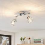 Reduzierte Silberne Moderne Lindby Deckenstrahler & LED Deckenstrahler glänzend aus Chrom 