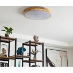 Reduzierte Weiße Moderne Lindby Dimmbare LED Deckenleuchten aus Holz smart home 