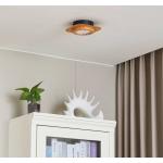 Reduzierte Landhausstil Lindby Runde LED-Deckenleuchten aus Holz 