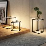 Reduzierte Schwarze Moderne Lindby LED Tischleuchten & LED Tischlampen aus Metall 