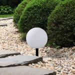 Reduzierte Weiße Moderne Lindby LED Solarleuchten aus Kunststoff 3-teilig 