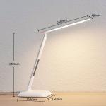 Reduzierte Weiße Moderne Lindby LED Tischleuchten & LED Tischlampen aus Kunststoff schwenkbar 