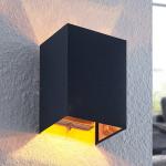 Reduzierte Schwarze Moderne Lindby Rechteckige Wandlampen & Wandleuchten aus Textil 