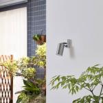 Reduzierte Graue Moderne Lindby Außenwandleuchten & Außenwandlampen aus Edelstahl schwenkbar 