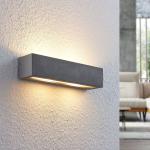 Reduzierte Graue Moderne Lindby Rechteckige Wandlampen & Wandleuchten aus Beton 