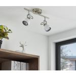 Silberne Moderne Lindby Deckenstrahler & LED Deckenstrahler aus Chrom GU10 