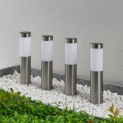 Lindby Sirita LED-Erdspieß-Solarlampe, 4er-Set