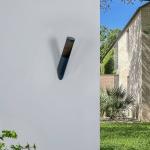 Reduzierte Schwarze Moderne Lindby Außenwandleuchten mit Bewegungsmelder aus Eisen 
