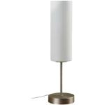 Weiße Moderne Lampenwelt Nachttischlampen & Nachttischleuchten satiniert aus Glas E27 