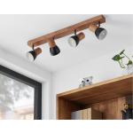 Schwarze Moderne Lindby Deckenstrahler & LED Deckenstrahler aus Holz 