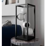 Reduzierte Schwarze Moderne Lindby Tischleuchten Kugel Satinierte aus Glas 