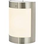 Moderne Lampenwelt Außenwandleuchten & Außenwandlampen aus Edelstahl E27 