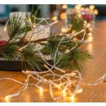 Lindby LED Lichterketten mit Weihnachts-Motiv aus Kunststoff mit Timer 