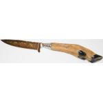 Linder Trachtenmesser Messer Goldätzung Klingenlänge 10 cm, 23.9 cm, 244110