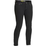 Schwarze Stretch-Jeans aus Denim für Damen 