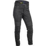 Anthrazitfarbene Stretch-Jeans aus Baumwollmischung für Damen Größe S 