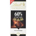Lindt Excellence Edelbitter-Schokolade 60% Kakao, 10 x 100g