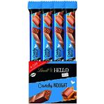 Lindt Schokolade HELLO Sticks Crunchy Nougat | 24 x 39 g Riegel | Vollmilch-Schokoladen Sticks mit Nougat-Krokant-Füllung | Großpackung | Schokoladengeschenk | Schokoriegel