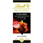Lindt Schokolade EXCELLENCE Caramel und Fleur de Sel, Promotion | 10 x 100 g Tafel |Feinherbe Schokolade mit Karamell und Meersalz verfeinert | Schokoladentafel | Schokoladengeschenk