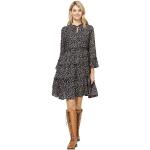 Bestickte Langärmelige Linea Tesini Mini V-Ausschnitt Minikleider & kurze Kleider mit Rüschen aus Polyester für Damen Größe XS 