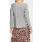 Graue Linea Tesini Kaschmir-Pullover mit Rüschen aus Wolle für Damen Größe 49 